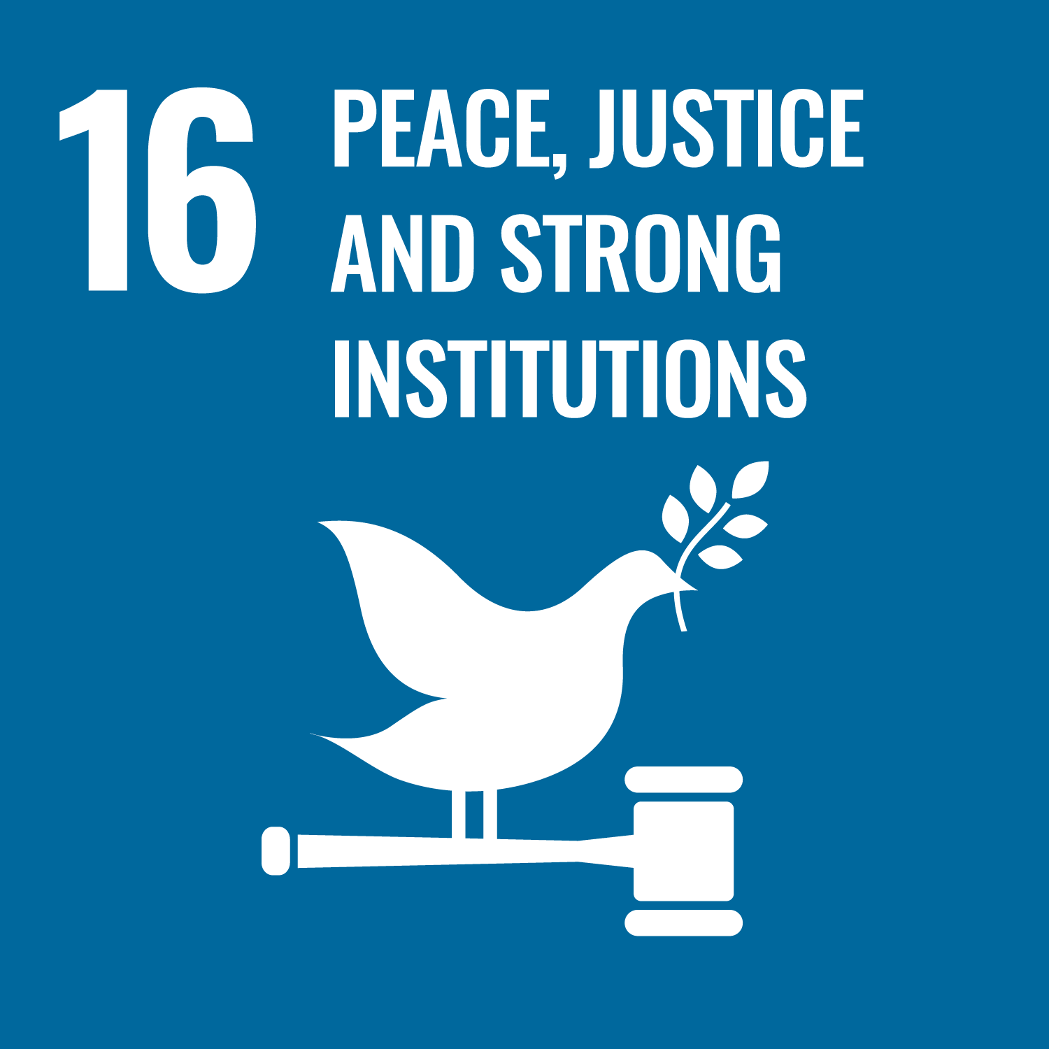 SDG goals icon 16